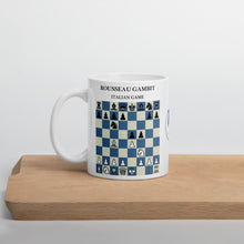 Load image into Gallery viewer, Rousseau Gambit Chess Mug