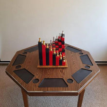 Load image into Gallery viewer, Oblivion-3d-chess-set-black-and-red-buy-online