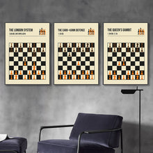 Load image into Gallery viewer, Chess Openings Posters
