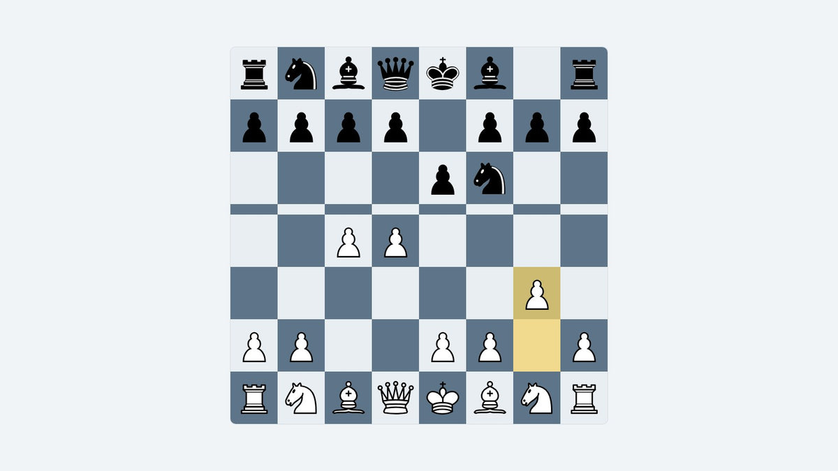 Board diagram: the key position of the Catalan Opening