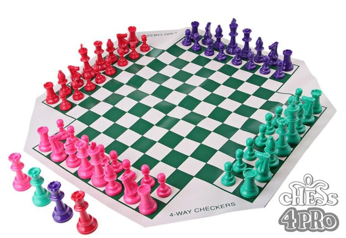 How to play 4 players chess?