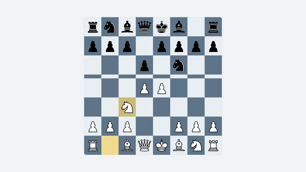 Board diagram: the key position of the Pirc Defense