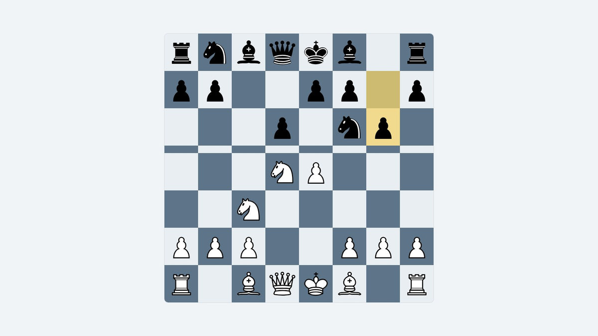 Board diagram: the key position of the Sicilian Defense: Dragon Variation