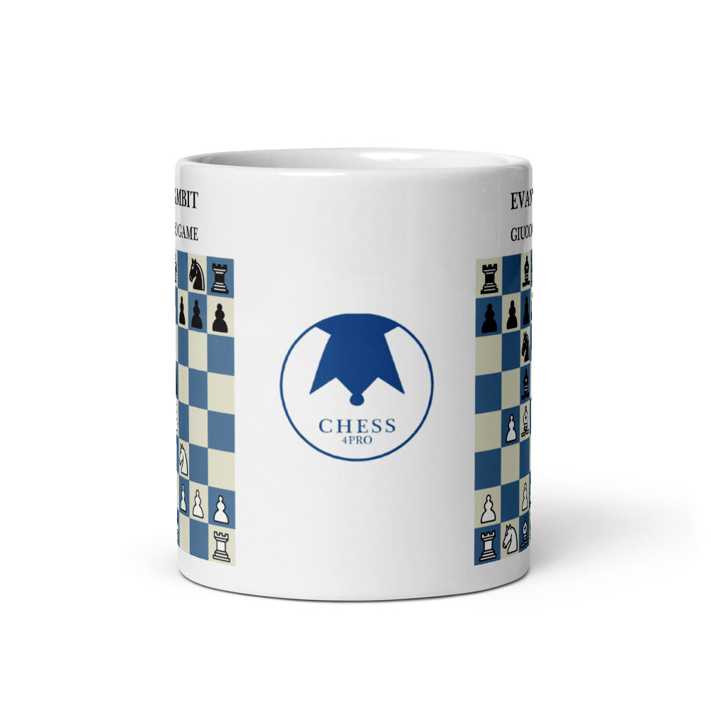 Ponziani Opening Chess Mug - ceramic chess opening mug