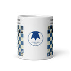London System Chess Mug - ceramic chess opening mug