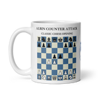 Albin Countergambit Chess Mug - ceramic chess opening mug