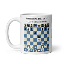 Cargar imagen en el visor de la galería, Taza de Ajedrez Philidor Defense 
