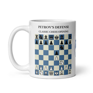 Taza de Ajedrez de Defensa de Petrov 