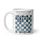 Halloween Gambit Chess Mug - ceramic chess opening mug