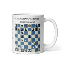 Load image into Gallery viewer, Giuoco Piano Game: Italian Gambit Chess Mug
