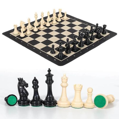 Gold Knight Chess Set