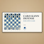Caro-Kann Defense Chess Desk Mat - Chess4pro