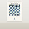 French Defense Chess Poster - Chess4pro