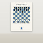 French Defense Chess Poster - Chess4pro