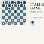Italian Game Chess Desk Mat - Chess4pro
