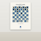Italian Game Chess Poster - Chess4pro