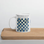 King's Indian Defense Chess Mug - ceramic chess opening mug