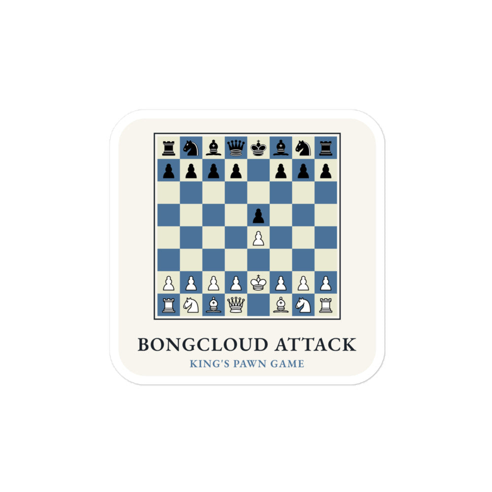 Bongcloud Attack Chess Sticker