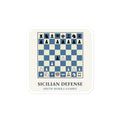 Sicilian Defense: Smith-Morra Gambit Chess Sticker