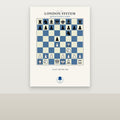 London System Chess Poster - Chess4pro