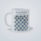 Video: 360-degree view of the Dutch Defense: Leningrad Variation chess mug, printed on both sides