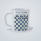 Video: 360-degree view of the Sicilian Defense: Hyper-Accelerated Dragon chess mug, printed on both sides