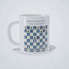 Video: 360-degree view of the Albin Countergambit chess mug, printed on both sides