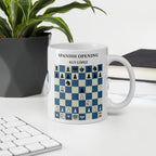 The Spanish Opening: Ruy Lopez Chess Mug - ceramic chess opening mug