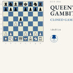 Queen's Gambit Chess Desk Mat - Chess4pro
