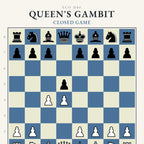 Queen's Gambit Chess Poster - Chess4pro