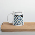 Balogh Defense Chess Mug - ceramic chess opening mug