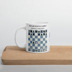 Queen's Gambit Accepted: Central Variation Chess Mug - ceramic chess opening mug