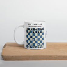 Load image into Gallery viewer, Sicilian Defense Smith Morra Gambit Chess Mug
