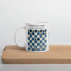Elephant Gambit Chess Mug - ceramic chess opening mug