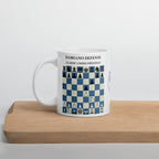 Damiano Defense Chess Mug - ceramic chess opening mug