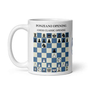 Ponziani Opening Chess Mug