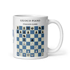 Giuoco Piano Chess Mug - ceramic chess opening mug