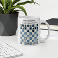 Pirc Defense Chess Mug - ceramic chess opening mug
