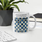 Ponziani Opening Chess Mug - ceramic chess opening mug