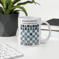 Bishop's Opening Chess Mug - ceramic chess opening mug