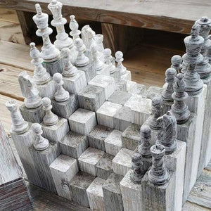 snowball black and white 3d chess board set buy chess online