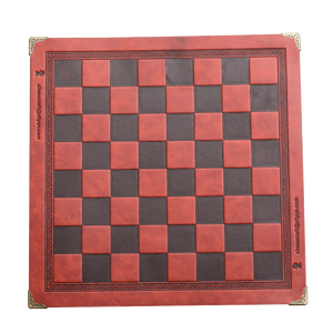 Tablero de ajedrez de cuero 