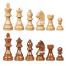 Tournament Staunton Wooden Chess Pieces (95 mm King) | Solid Boxwood