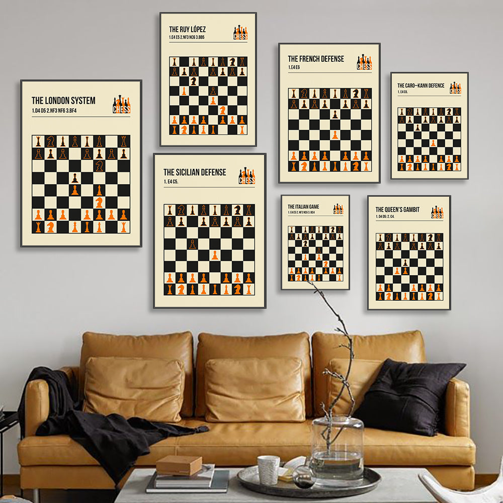 ▷Chess Openings Posters & Chess Club Posters【BEST BUY 2023】 – Chess4pro