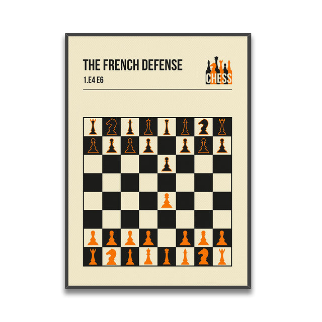 The Fried Liver Attack Chess Opening Poster Print Chess 